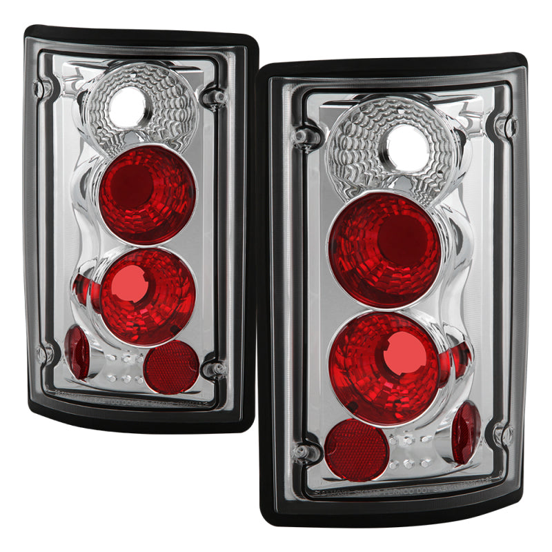 Spyder Ford Excursion 00-06/Econoline 150/250/350/450/550 95-06 Euro Tail Lights Chrm ALT-YD-FEC00-C Tail Lights SPYDER