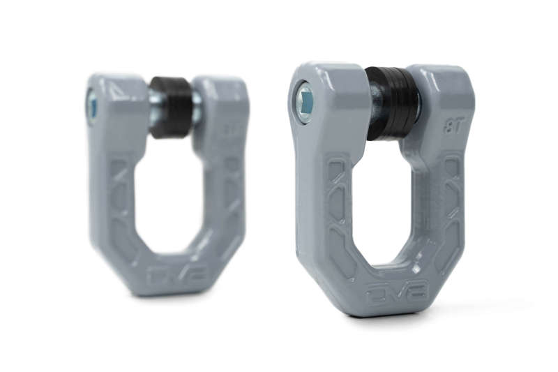 DV8 Offroad Elite Series D-Ring Shackles - Pair (Gray) Bumper Accessories DV8 Offroad