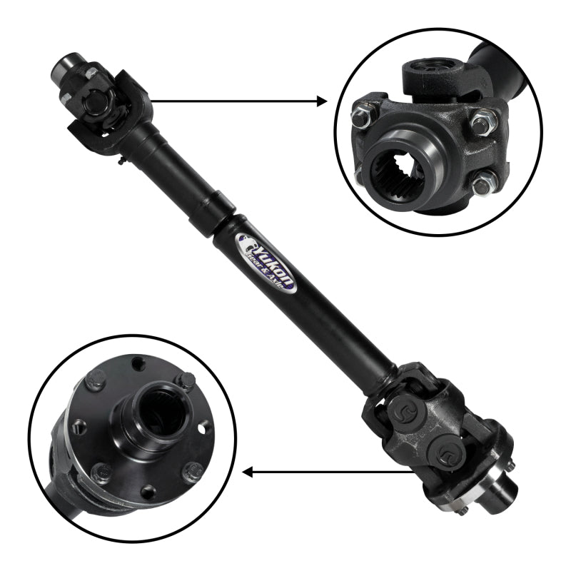 Yukon Performance Rear Driveshaft Jeep JL Sport 2 Door Manual w/Dana 35 Driveshafts Yukon Gear & Axle