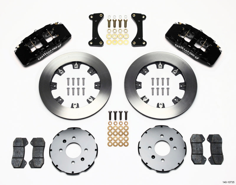 Wilwood Dynapro 6 Front Hat Kit 12.19in 94-01 Honda/Acura w/262mm Disc Big Brake Kits Wilwood