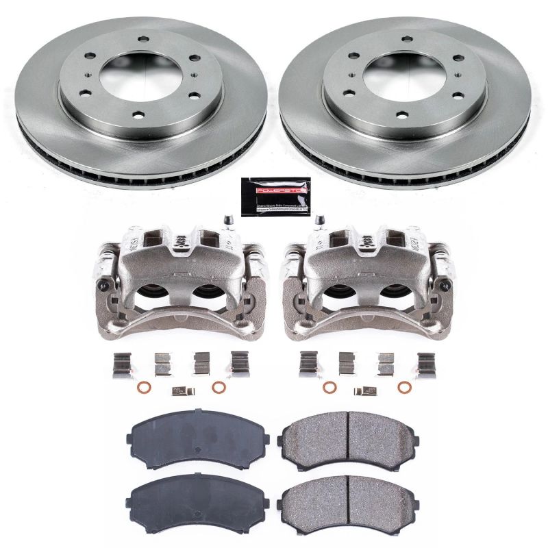 Power Stop 01-06 Mitsubishi Montero Front Autospecialty Brake Kit w/Calipers Brake Kits - OE PowerStop