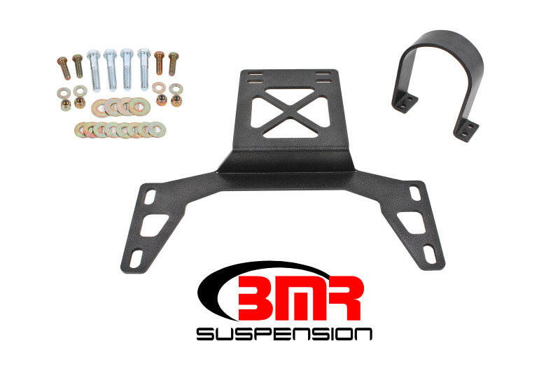 BMR 07-14 Shelby GT500 Front Driveshaft Safety Loop - Black Hammertone Driveshaft Loops BMR Suspension