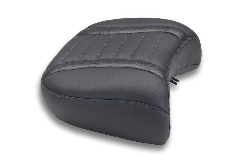 Mustang 23-25 Harley CVO Rd Glide Std, Str Glide and Rd Glide, Deluxe Touring Wide Passenger Black Passenger Motorcycle Seats Mustang Motorcycle