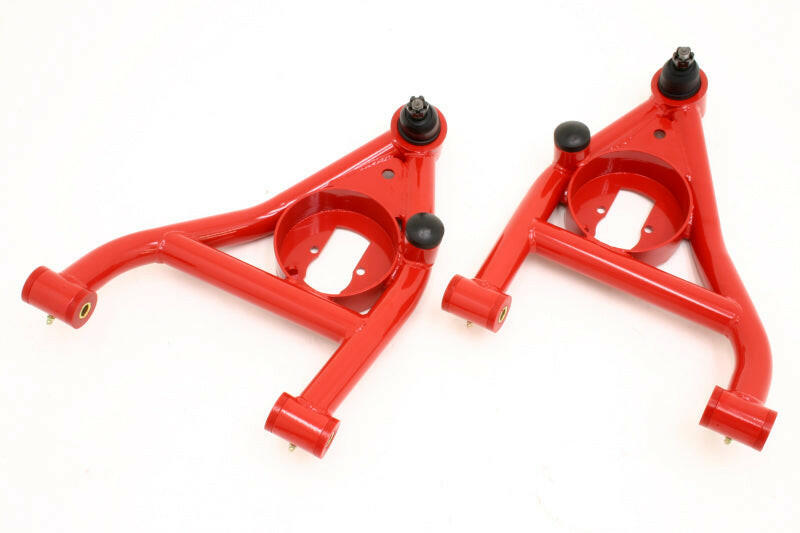 BMR 67-69 1st Gen F-Body Lower A-Arms Non-Adj. Rear Bump Stops (Polyurethane) - Red Bushing Kits BMR Suspension