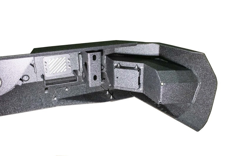 Fishbone Offroad 19-22 Chevy Silverado 1500 Rockfish Rear Bumper - Black Texture Bumpers - Steel Fishbone Offroad