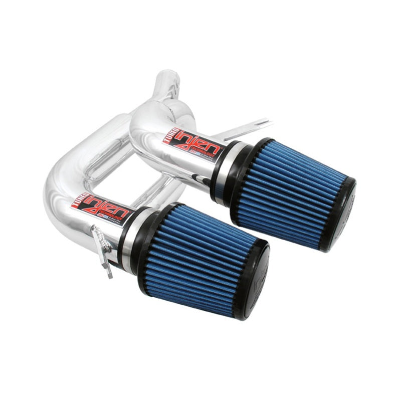 Injen 08-09 535i E60 3.0L L6 Twin intake & AMSOIL Filters Polished Short Ram Intake Cold Air Intakes Injen