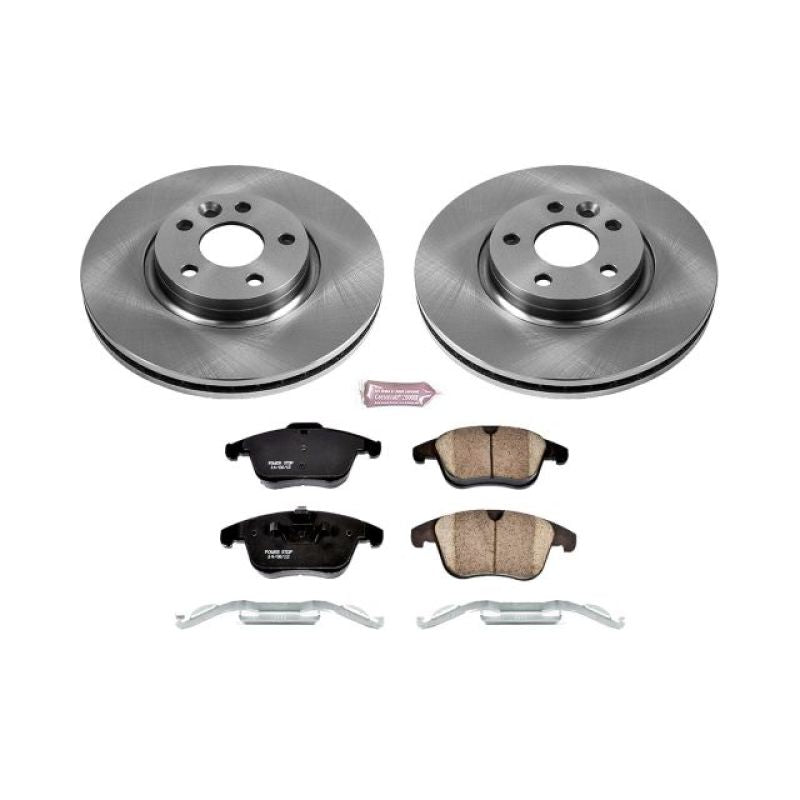 Power Stop 15-18 Volvo S60 Front Autospecialty Brake Kit Brake Kits - OE PowerStop