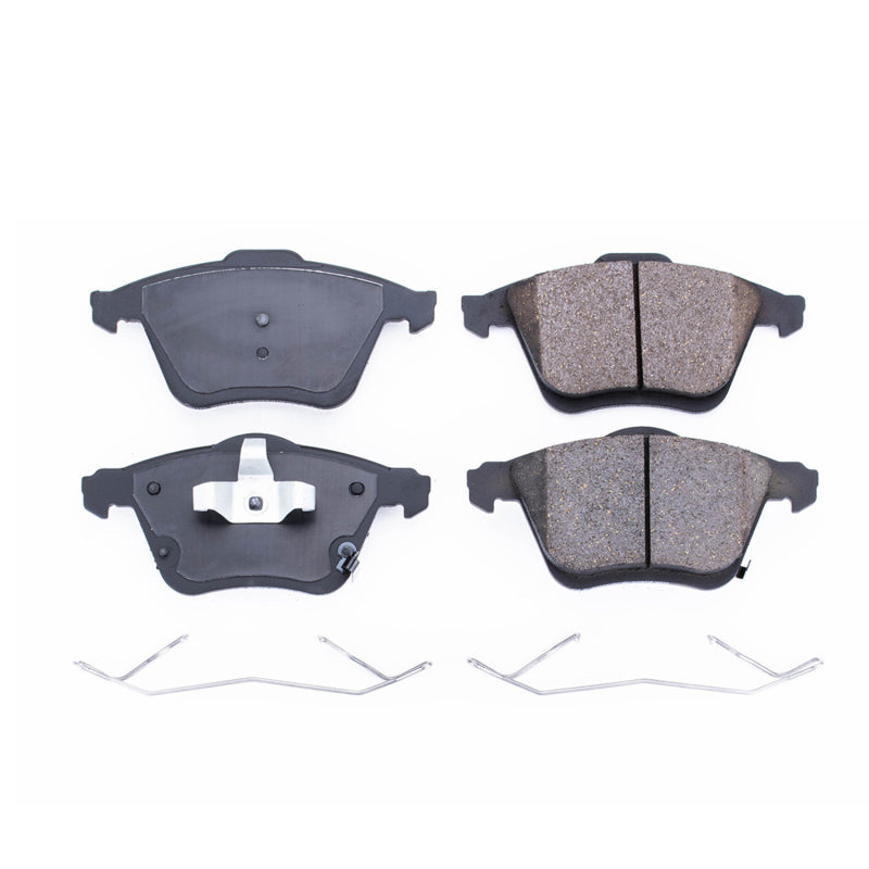 Power Stop 06-07 Mazda 6 Front Z17 Evolution Ceramic Brake Pads w/Hardware Brake Pads - OE PowerStop