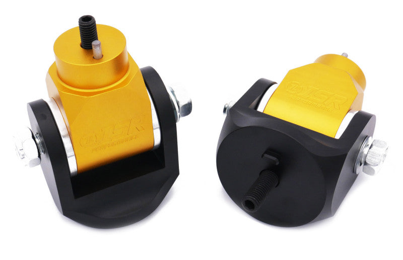 ISR Performance Billet Engine Mount Set with Solid Bushings - Nissan 370Z/G37 Z34 Engine Mounts ISR Performance