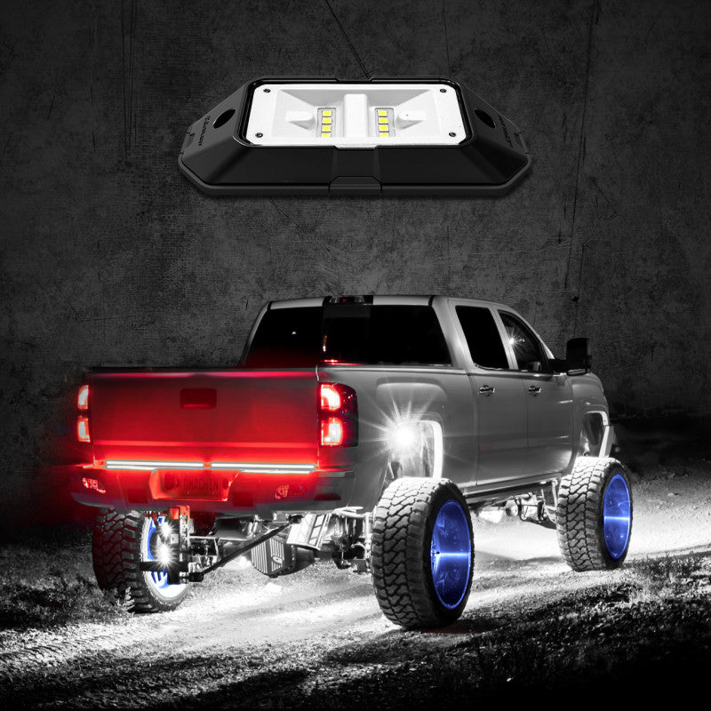 XK Glow White Rock Light Standard Kit 4pc Light Bars & Cubes XKGLOW