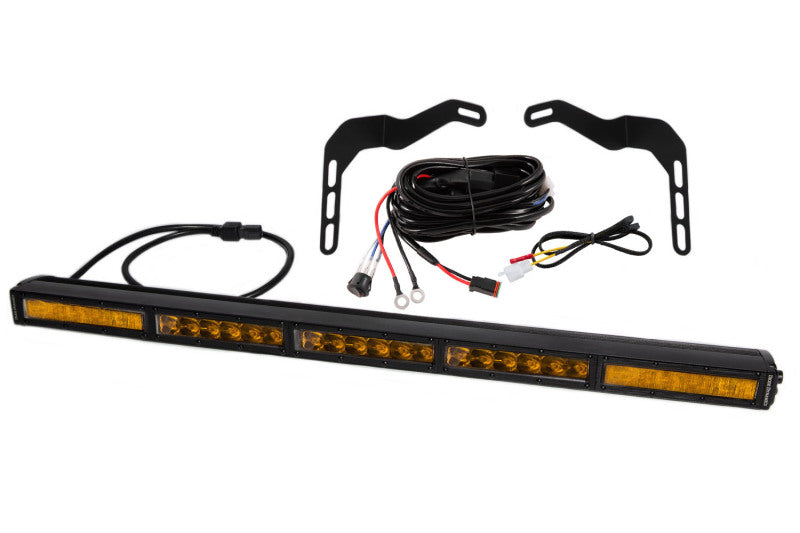 Diode Dynamics 14-21 Toyota Tundra SS30 Stealth Lightbar Kit - Amber Combo Light Bars & Cubes Diode Dynamics