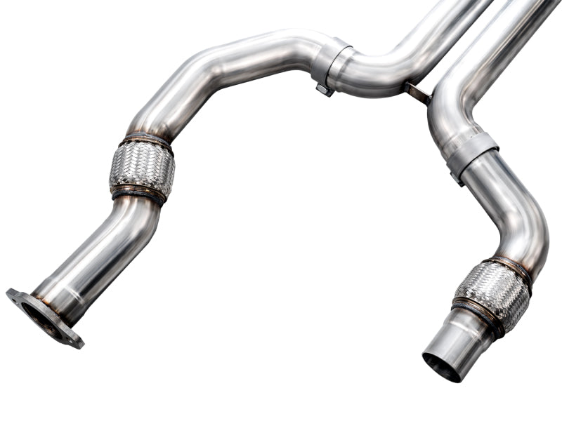 AWE Tuning 2021+ Cadillac CT4-V Blackwing SwitchPath Exhaust - Diamond Black Tips Catback AWE Tuning