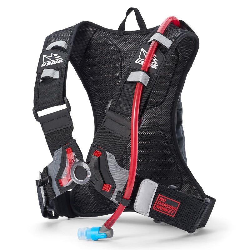USWE Moto Hydro Hydration Pack 3L - Carbon Black/Grey Bags - Hydration Packs USWE