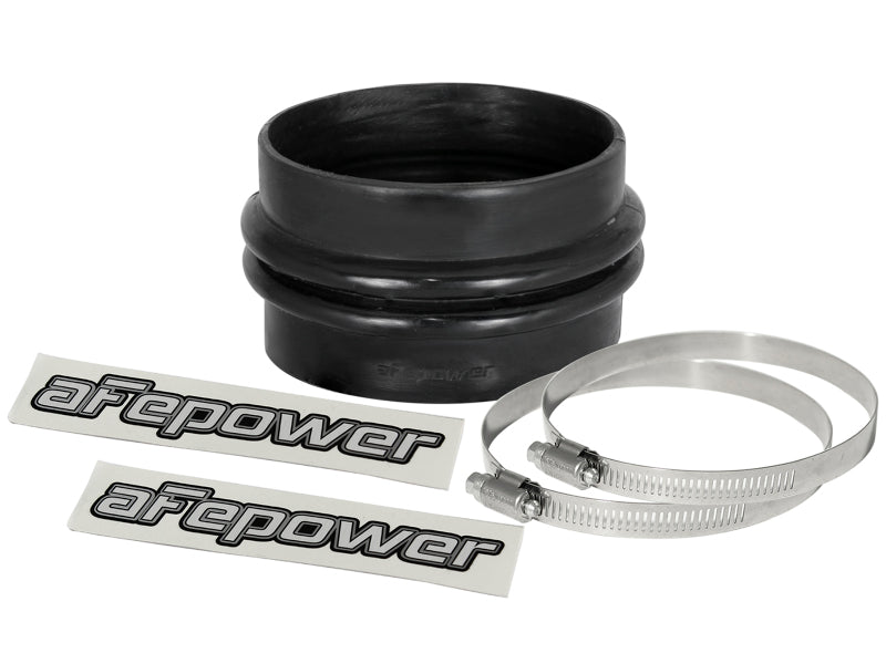 aFe Magnum FORCE Intake Coupling Kit (3-3/4 IN ID x 2-1/2 IN L) Straight Bellow-Coupler - Black Air Intake Components aFe