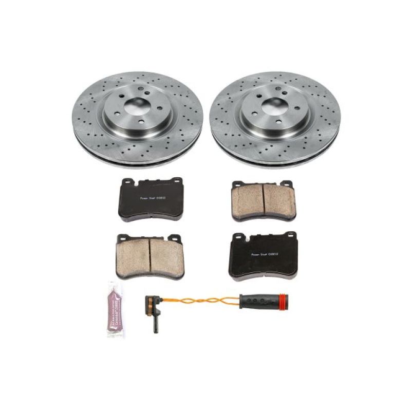 Power Stop 06-08 Mercedes-Benz SLK280 Front Autospecialty Brake Kit Brake Kits - OE PowerStop