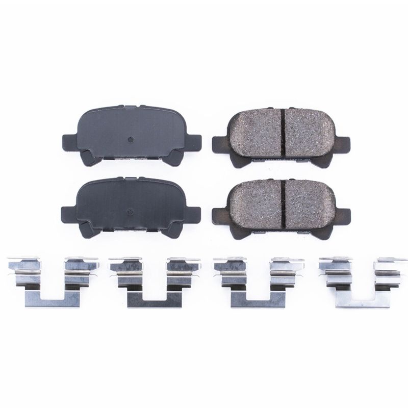 Power Stop 00-07 Toyota Avalon Rear Z17 Evolution Ceramic Brake Pads w/Hardware Brake Pads - OE PowerStop