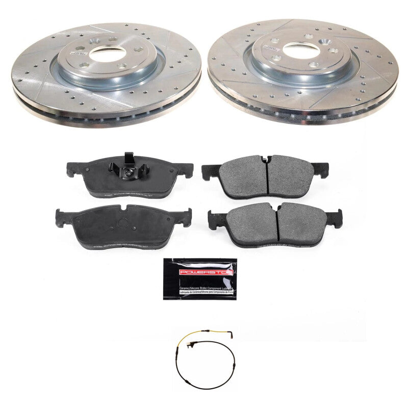 Power Stop 17-20 Jaguar F-Pace Front Z23 Evolution Brake Kit Brake Kits - Performance D&S PowerStop