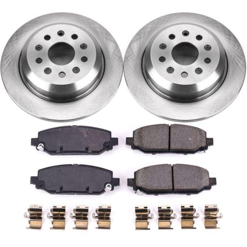 Power Stop 18-19 Jeep Wrangler Rear Autospecialty Brake Kit Brake Kits - OE PowerStop