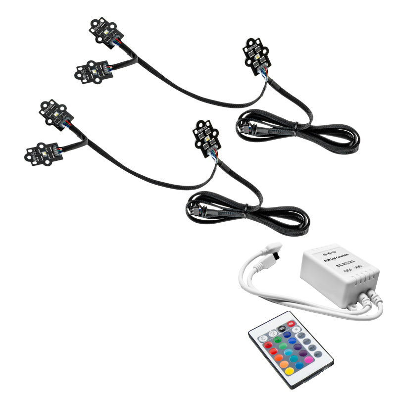 Oracle 19-21 Chevy Silverado 1500 RGB+W Headlight DRL Kit - w/ Simple Controller Headlights ORACLE Lighting