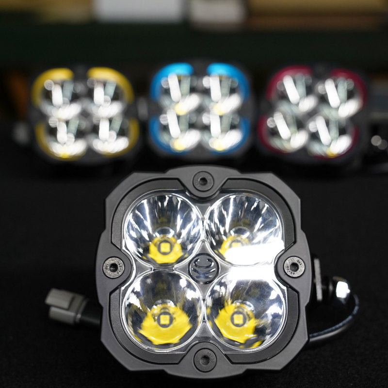 KC HiLiTES FLEX ERA 4 Color Bezel Ring Black (ea) Light Bars & Cubes KC HiLiTES