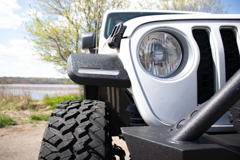 Fishbone Offroad 2018+ Jeep JL & 2020+ JT 7in Turn Signal & Side Marker Lights and Brackets Light Accessories and Wiring Fishbone Offroad