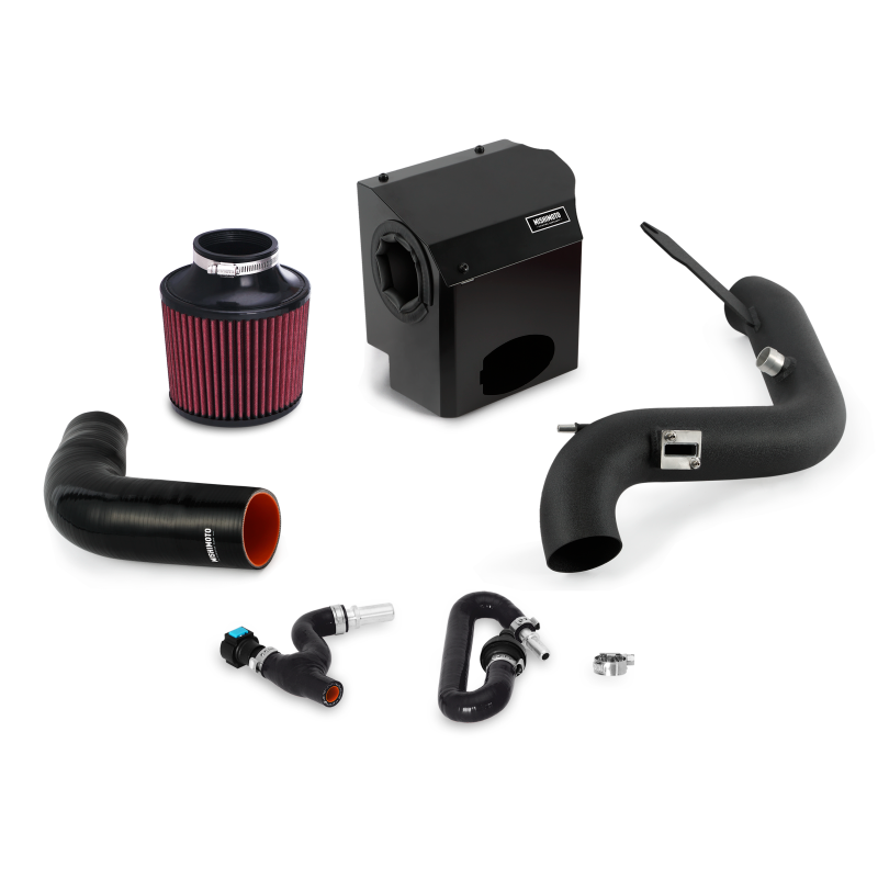 Mishimoto 2016 Ford Fiesta ST 1.6L Performance Air Intake Kit - Wrinkle Black Cold Air Intakes Mishimoto