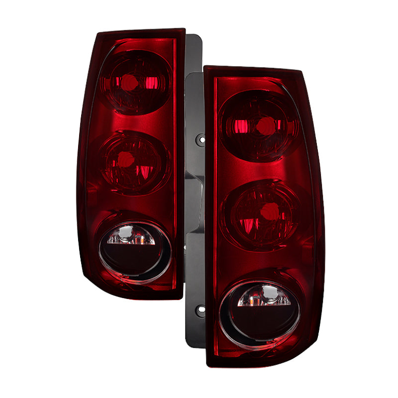 xTune GMC Yukon Xl 1500/2500 2007-2012 OEM Style Tail Lights Red Smoked ALT-JH-GYXL07-OE-RSM Tail Lights SPYDER