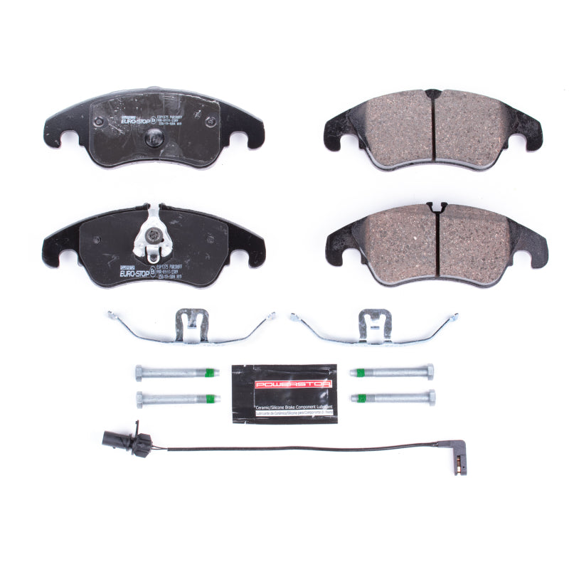 Power Stop 13-16 Audi allroad Euro-Stop ECE-R90 Front Brake Pads Brake Pads - OE PowerStop
