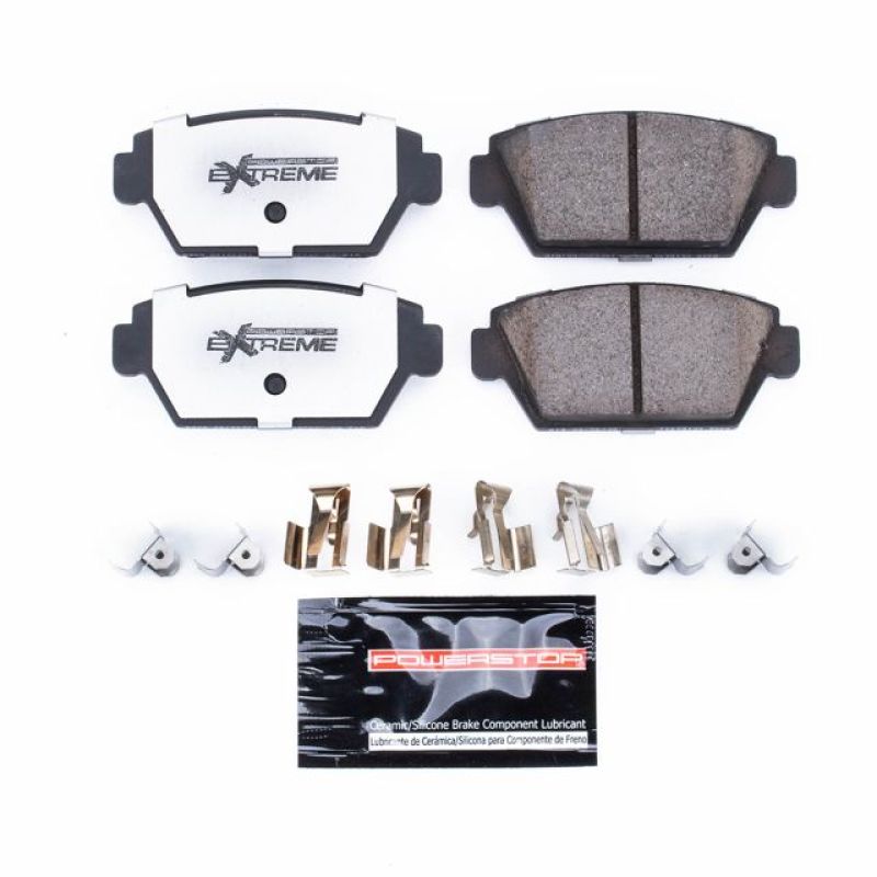 Power Stop 90-94 Eagle Talon Rear Z26 Extreme Street Brake Pads w/Hardware Brake Pads - Performance PowerStop