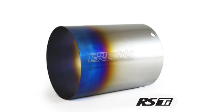 GReddy Burnt Titanium Tip 115mm Diameter 170mm Length (for Revolution RS / RS-TI / RS-Race) Tips GReddy