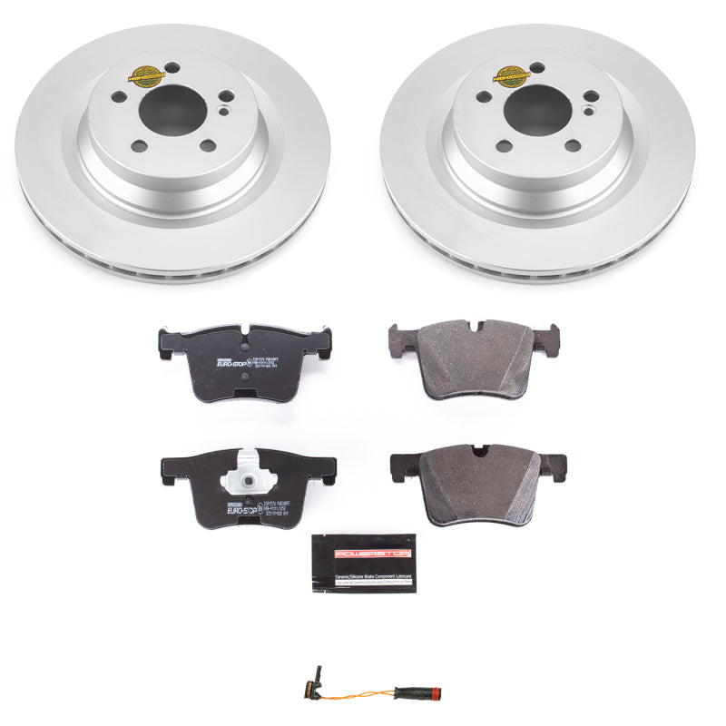 Power Stop 12-18 Mercedes-Benz CLS550 Rear Euro-Stop Brake Kit Brake Kits - OE PowerStop