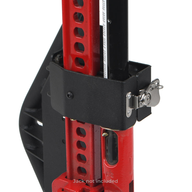Go Rhino 18-24 Jeep Wrangler JL/JLU/JT Front Fender Jack Mount for Hi-Lift Jack - Tex. Blk Jacks Go Rhino
