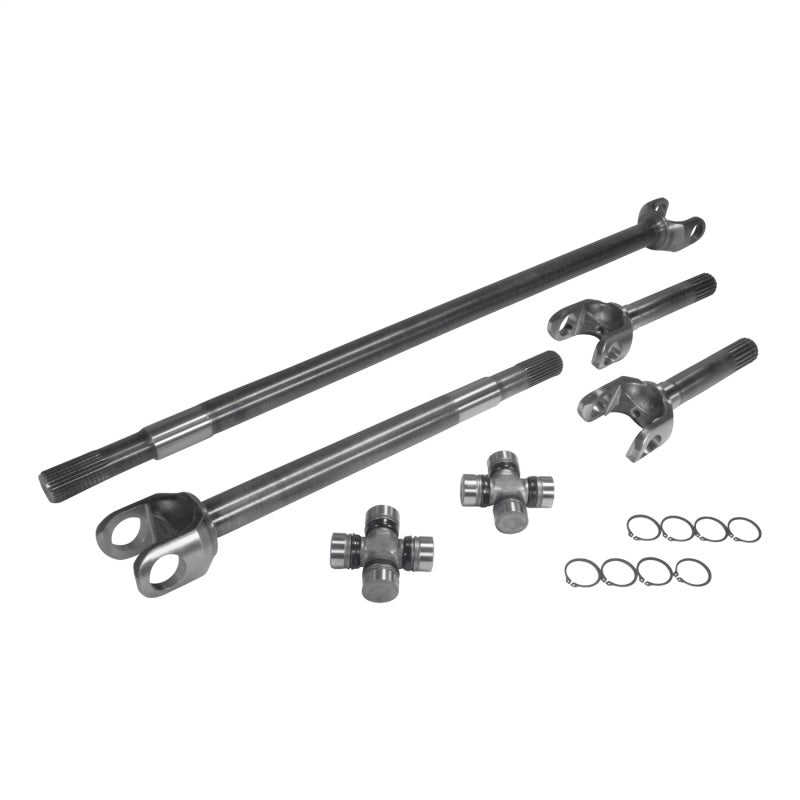 Yukon Gear Front 4340 Chrome-Moly Replacement Axle Kit For 79-87 GM 8.5in 1/2 Ton Truck and Blazer Axles Yukon Gear & Axle