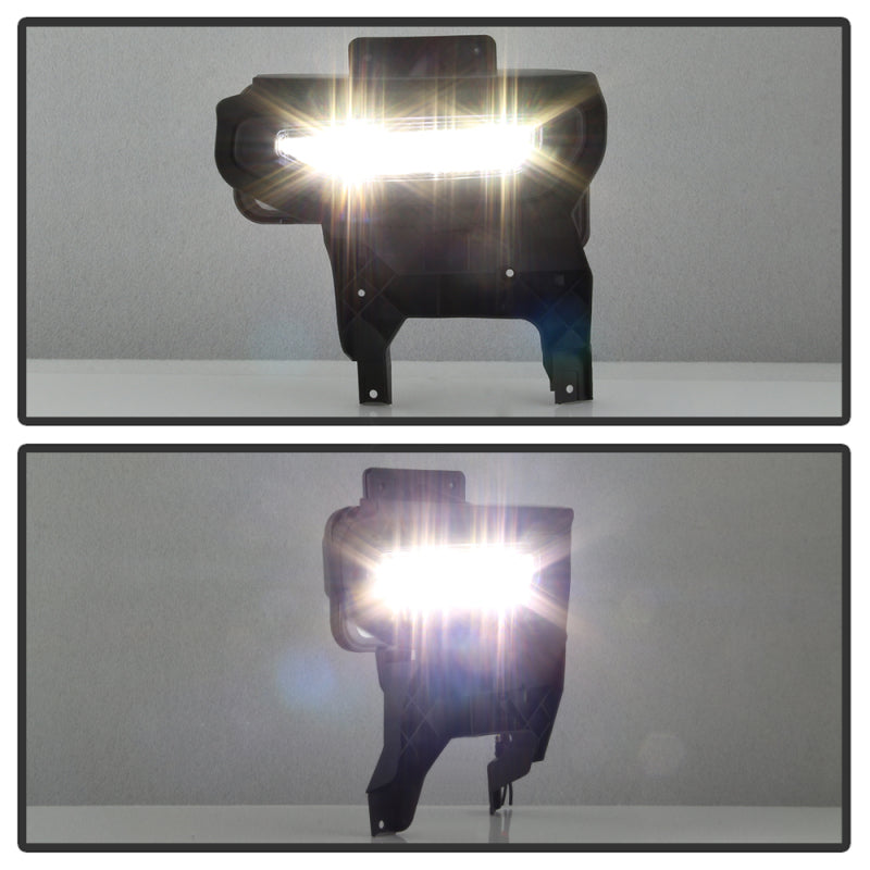 Spyder 16-18 GMC Sierra 1500 OEM Style Full LED Fog Light w/Switch - Clear (FL-GS2016-LED-C) Fog Lights SPYDER