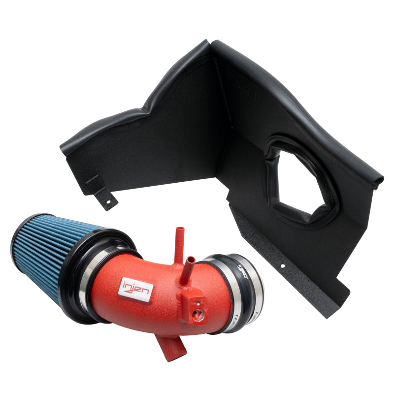 Injen 22-23 Kia Stinger 2.5L Turbo L4 Wrinkle Red Short Ram Tuned Intake System Cold Air Intakes Injen