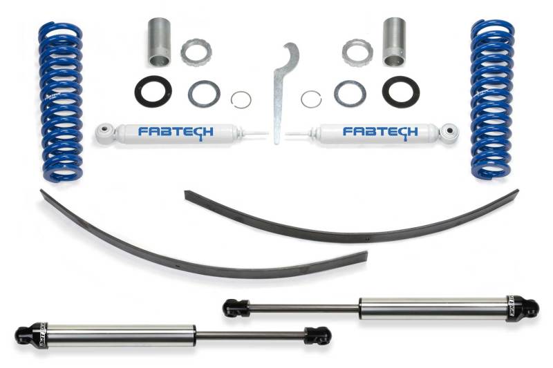 Fabtech 95.5-04 Toyota Tacoma Prnnr 6 Lug Mdls 2/4WD 0-3.5in Basic Adj C/O Sys w/Rr Dlss Lift Kits Fabtech