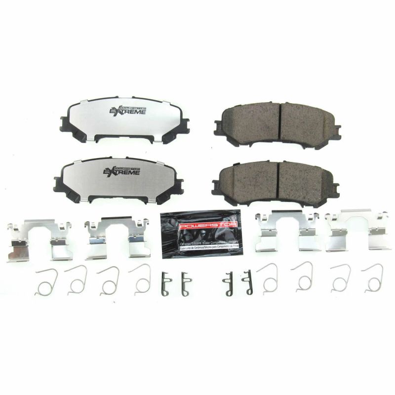 Power Stop 17-19 Nissan Titan Rear Z36 Truck & Tow Brake Pads w/Hardware Brake Pads - Performance PowerStop