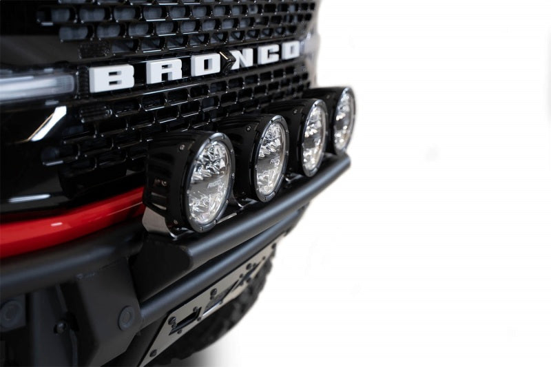 Addictive Desert Designs 21-22 Ford Bronco Pro Bolt-On Add-On Light Hoop Light Mounts Addictive Desert Designs