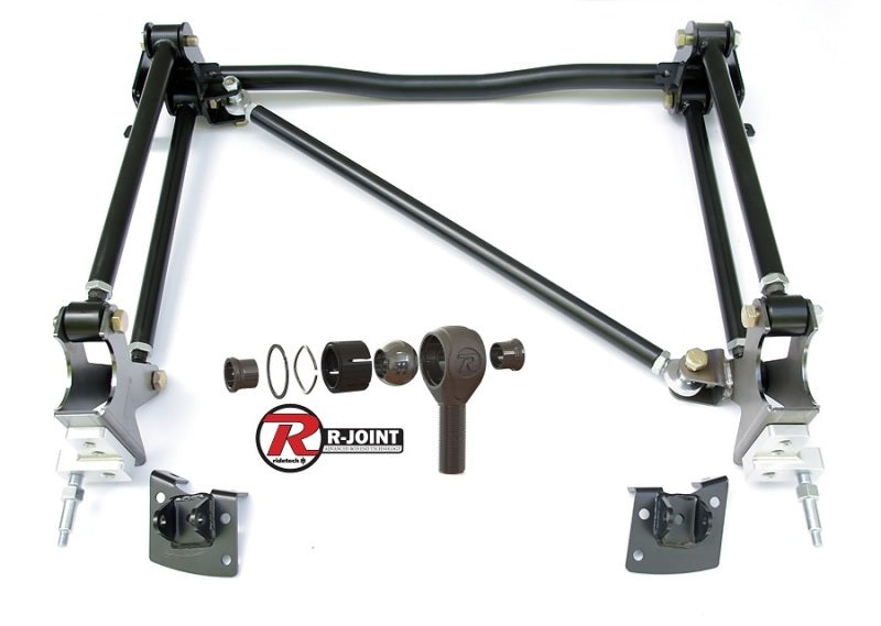 Ridetech 55-57 Chevy (Two Piece Frame) Bolt-On 4-Link Double Adjustable Suspension Packages Ridetech