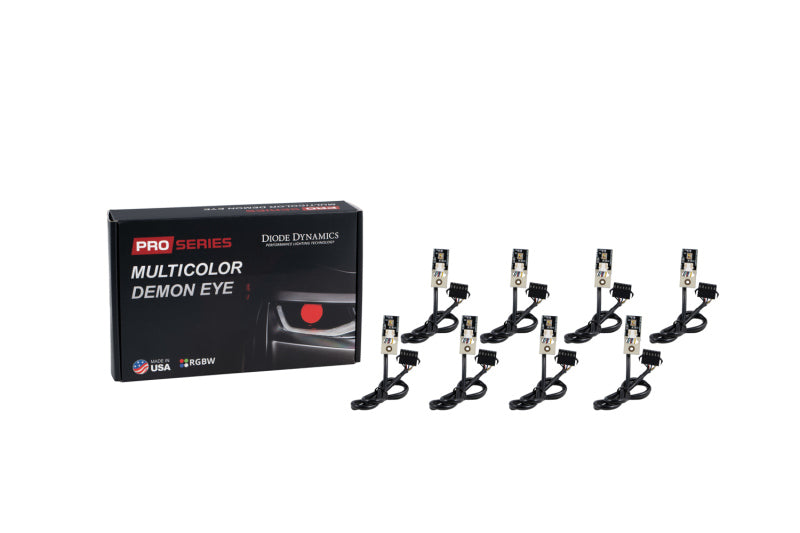 Diode Dynamics Quad Pro-Series Quad Multicolor Demon Eye Set Light Accessories and Wiring Diode Dynamics