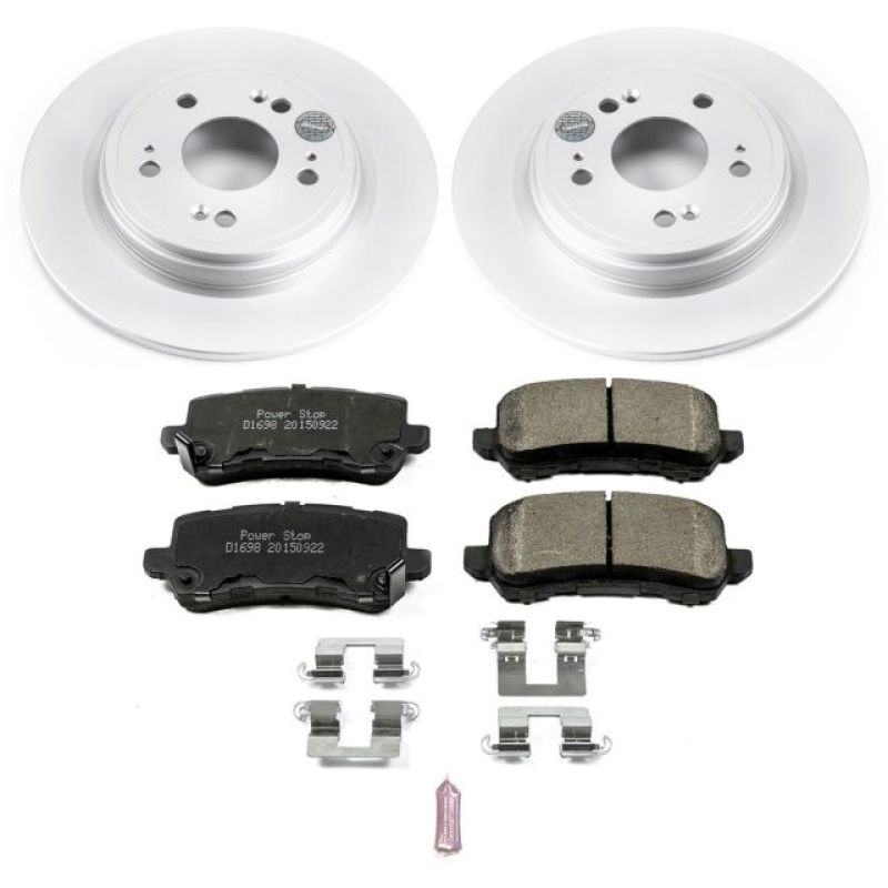 Power Stop 14-19 Acura RLX Rear Z17 Evolution Geomet Coated Brake Kit Brake Kits - Performance Blank PowerStop