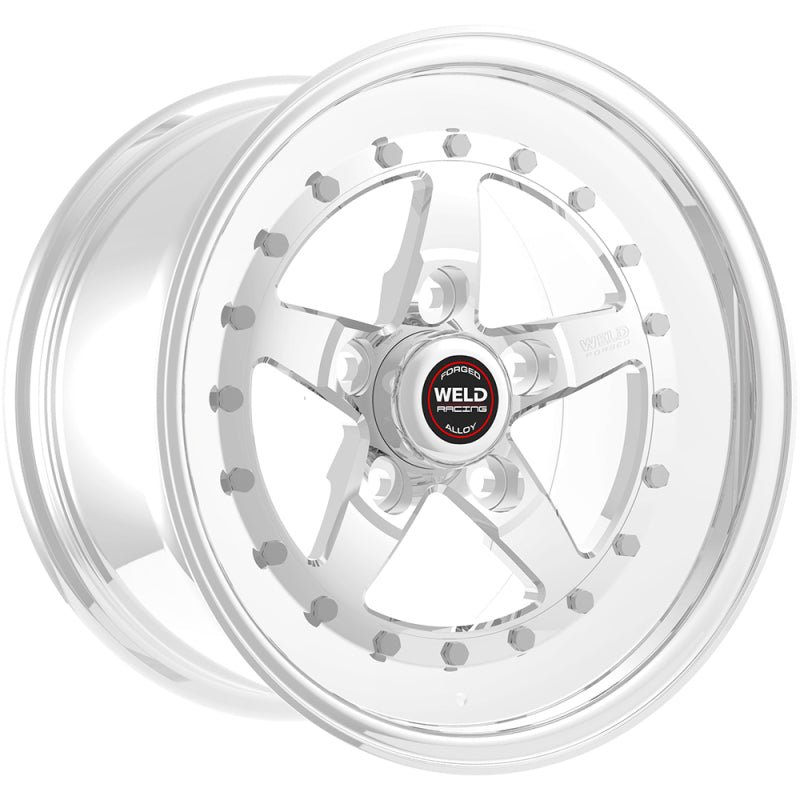 Weld Weldstar 15x7 / 5x4.75 BP / 3.5in. BS Polished Wheel - Non-Beadlock Wheels - Forged Weld
