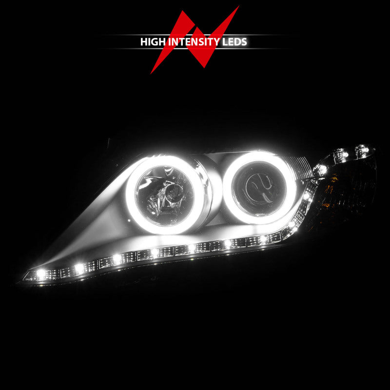 ANZO 2010-2011 Toyota Camry Projector Headlights w/ Halo Black (CCFL) Headlights ANZO