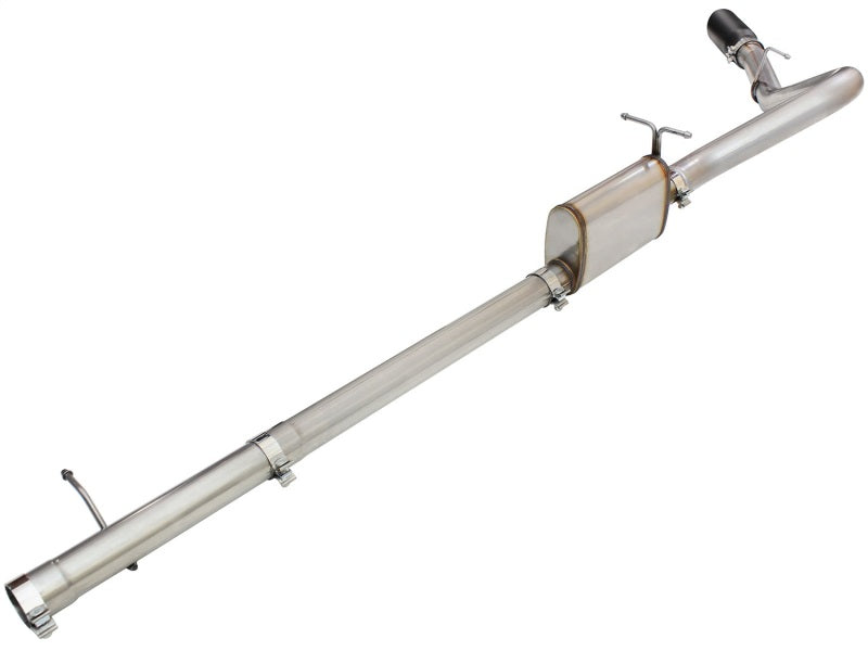 aFe MACHForce XP Exhaust 3in-3.5in SS Single Side Ext CB w/ Black Tip 99-04 Ford F150 V8 5.4L/6.8L Catback aFe