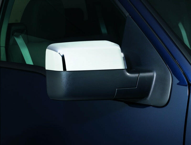 AVS 04-08 Ford F-150 (Upper Half) Mirror Covers 2pc - Chrome Exterior Trim AVS