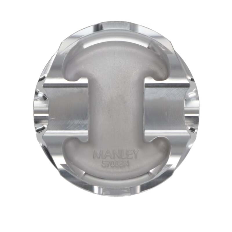 Manley 4.6L Ford Modular (2/4 Valve) 3.552in Bore 1.2in CD 11cc Turbo Tuff Dish Pistons - Set of 8 Piston Sets - Forged - 8cyl Manley Performance