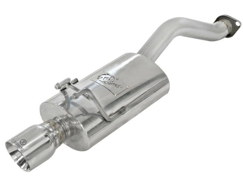 aFe Takeda Exhaust 2.5in Dia 304SS Axle-Back w/Polished Tip 06-11 Honda Civic EX Sedan L4 1.8L Axle Back aFe