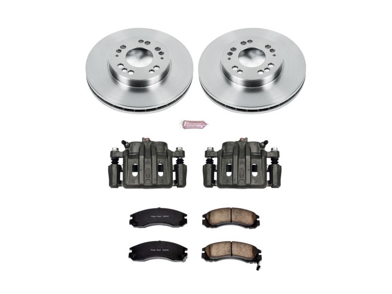 Power Stop 97-04 Mitsubishi Diamante Front Autospecialty Brake Kit w/Calipers Brake Kits - OE PowerStop