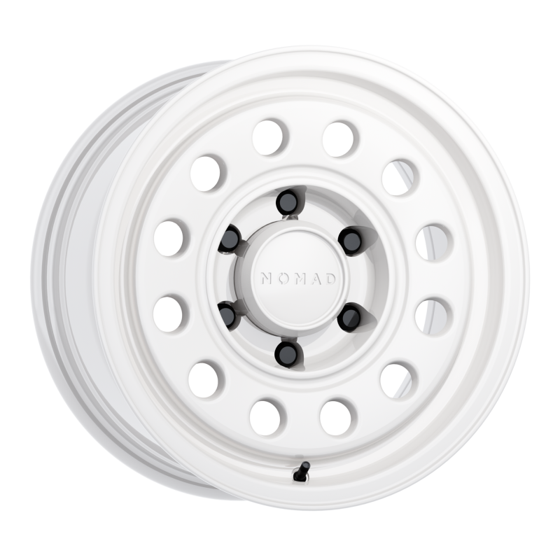Nomad N501SA Convoy 16x8in / 6x114.3 BP / -10mm Offset / 66.1mm Bore - Gloss White Wheel Wheels - Forged Nomad