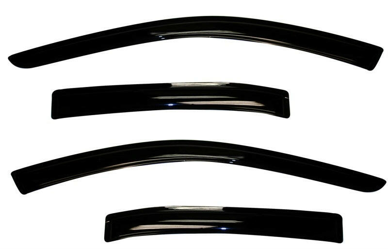AVS 10-18 Ford Taurus Ventvisor Outside Mount Window Deflectors 4pc - Smoke Wind Deflectors AVS